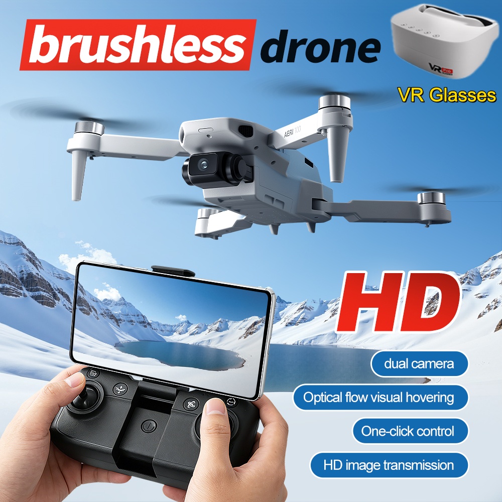 Drone Rc Folding - VR Glasses RC Drone Brushless Motor