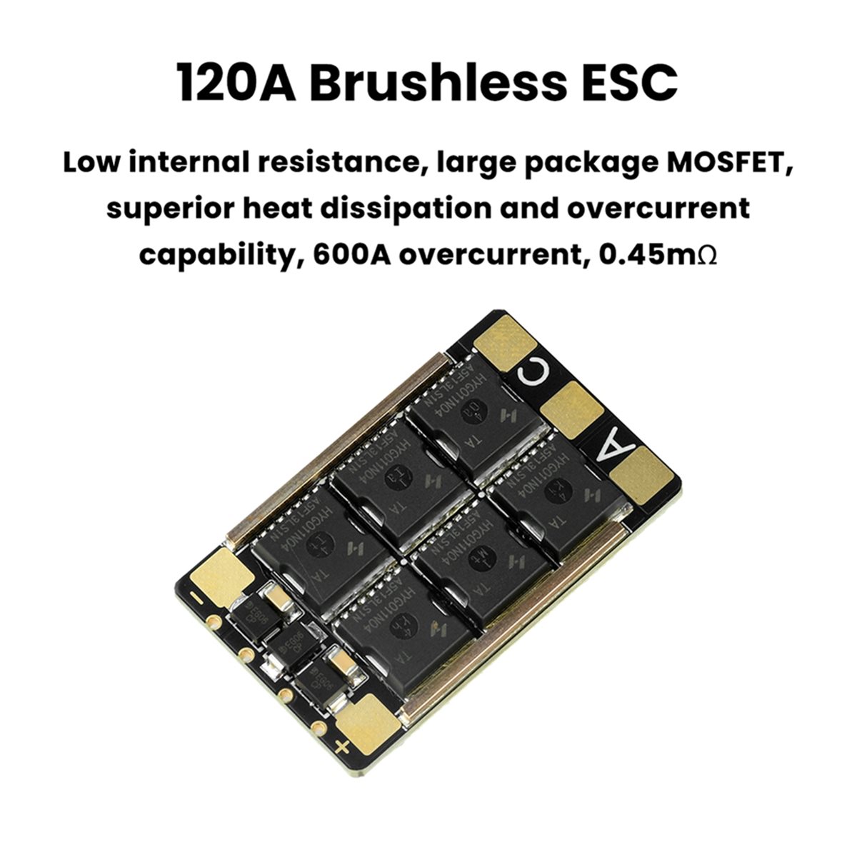 Drone Motor Rc Car - Y1320A*☀▃3-8S AM32 ESC Brushless Motor Controller