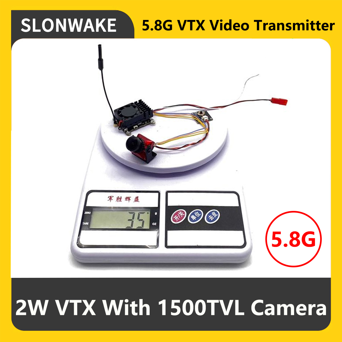 Drone With Rc Remote - SLONWAKE 5.8G 2000mW FPV VTX Transmitter