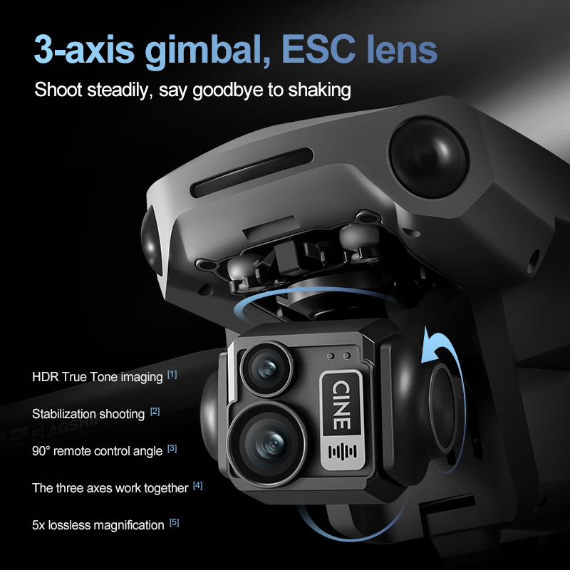 8K 3 Axis Gimbal Brushless 7.2 - Drone Rc With Screen review and price