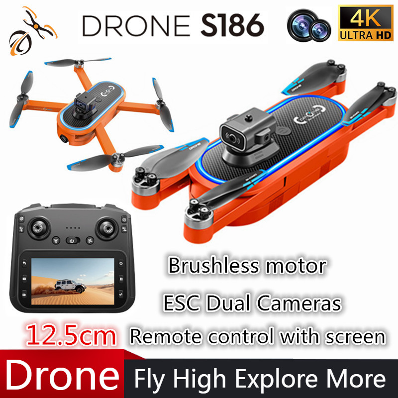 2025 S186 Drone Professional 4 - Drone Rc With Screen review and price
