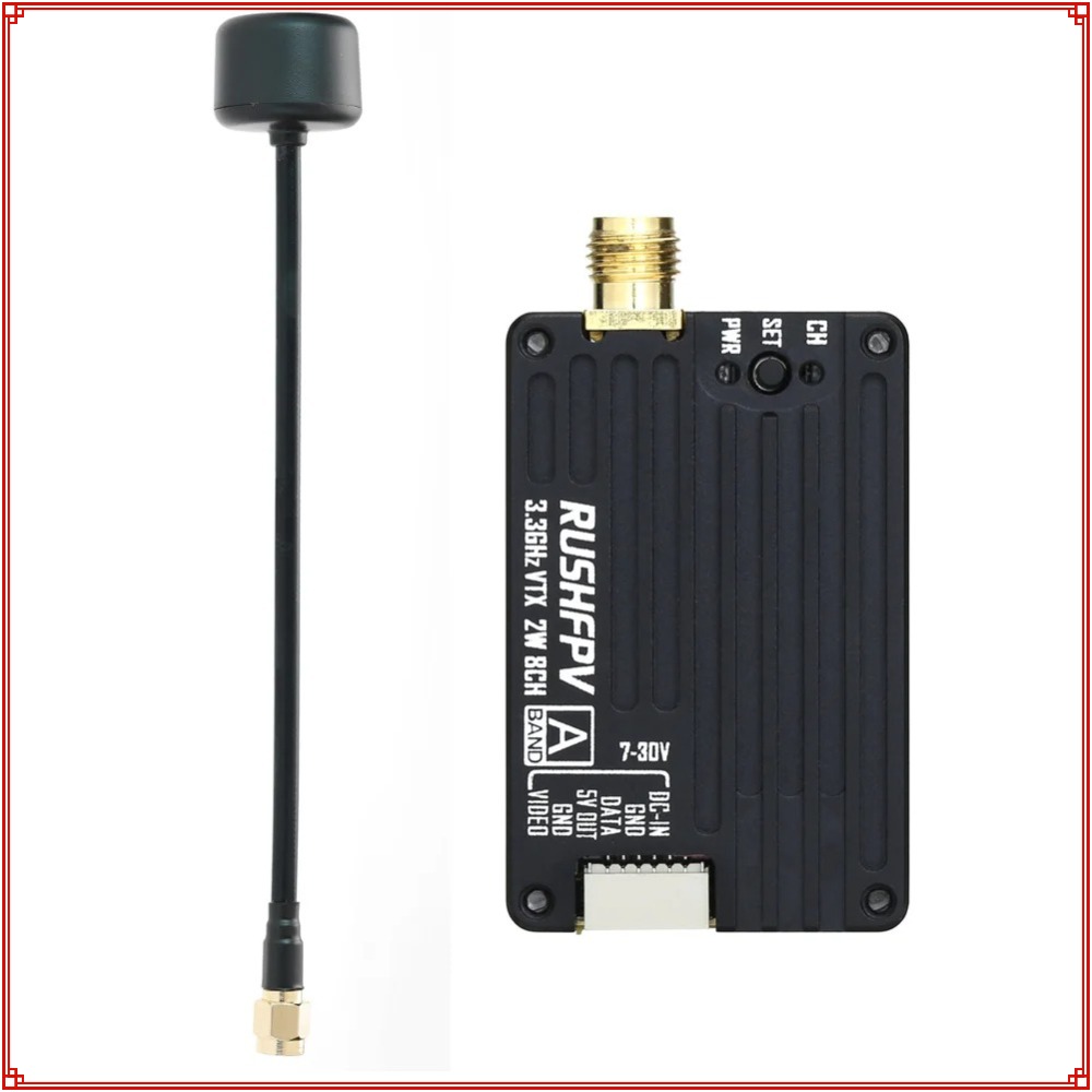 2026 New RUSHFPV 3.3G 2W VTX T - Fpv Antenna Receiver review and price