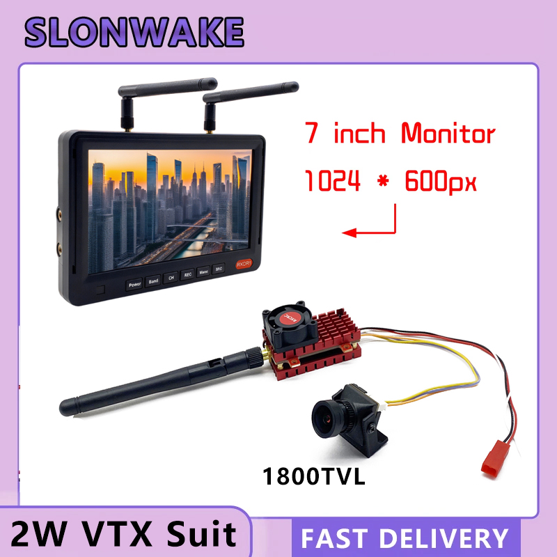 SLONWAKE 5.8G 2W VTX FPV 1800T - Drone Rc With Screen review and price