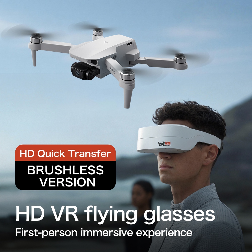 VR Glasses RC Drone Brushless  - Drone Rc Folding review and price