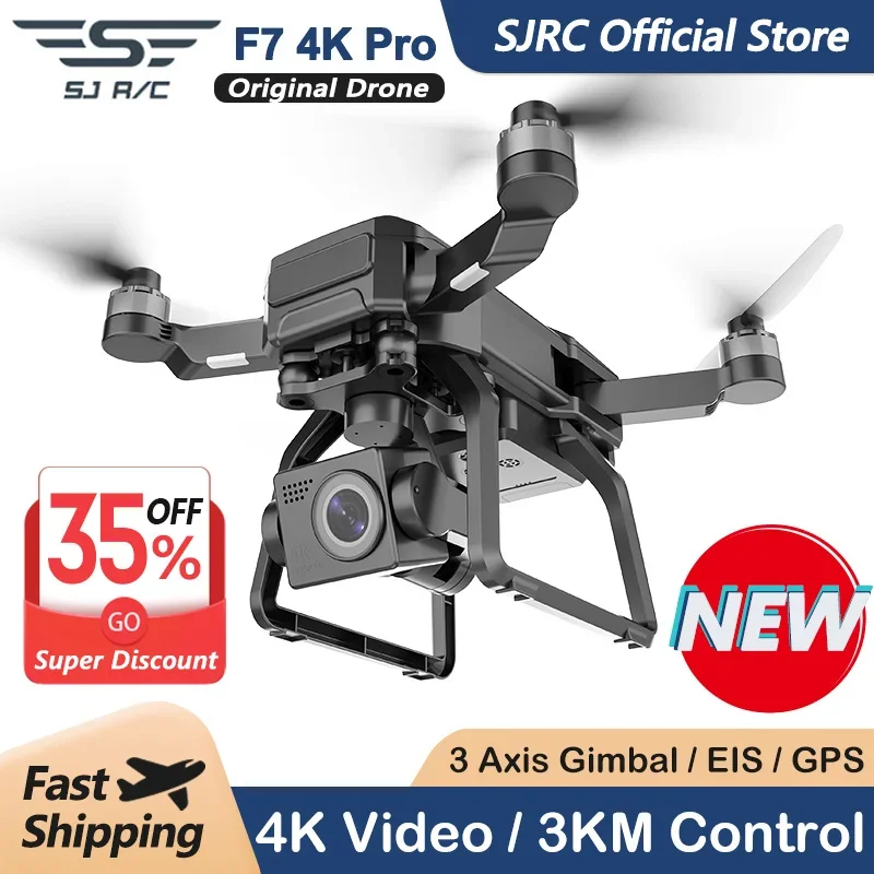 SJRC F7 4K PRO Camera Drone GP - Drone Sjrc review and price