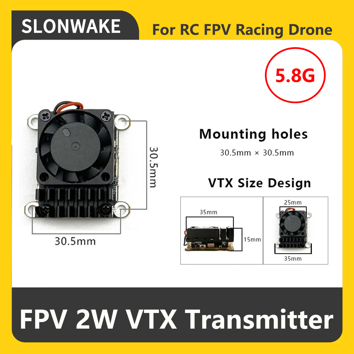 SLONWAKE 5.8G 2000mW FPV VTX T - Drone With Rc Remote review and price