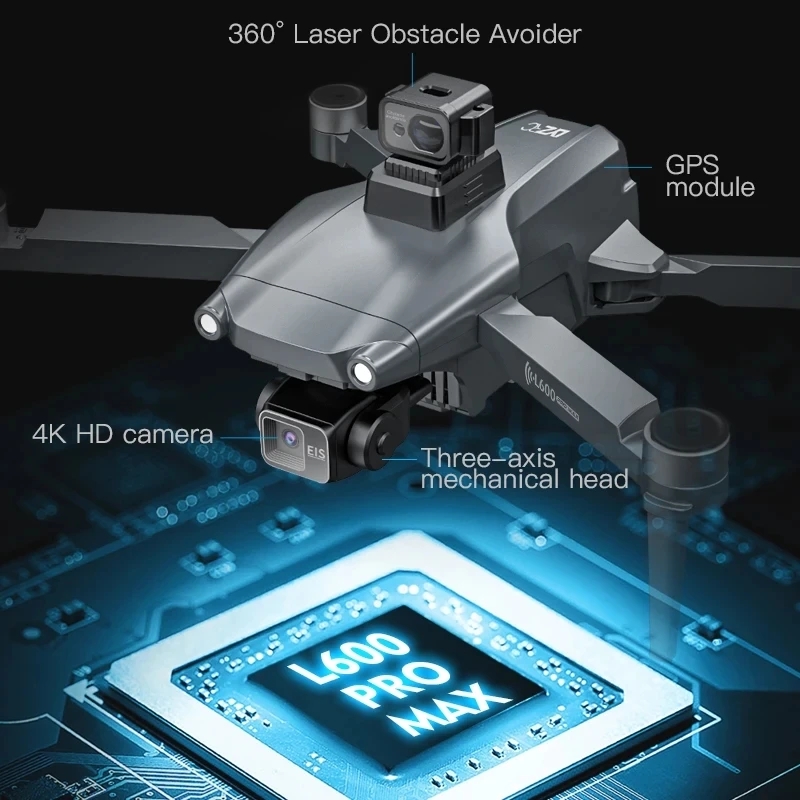 L600 PRO MAX GPS Drone Profess - Drone Rc With Screen review and price