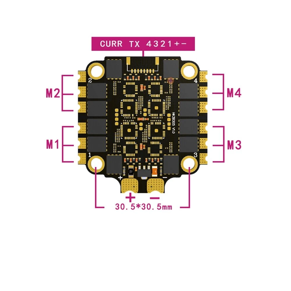 HAKRC 60A Blheli_32 2-6S 4 In  - Esc 4In1 Brushless review and price