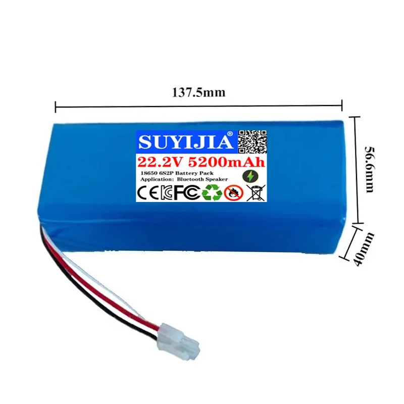 New 18650 Battery 22.2V 5200mA - Drone Rc Game review and price