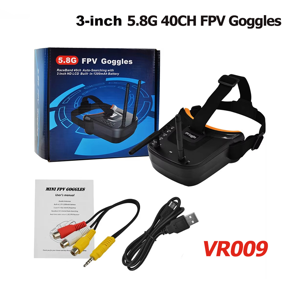 VR009 FPV Video Goggles 3Inch  - Fpv Antenna Receiver review and price