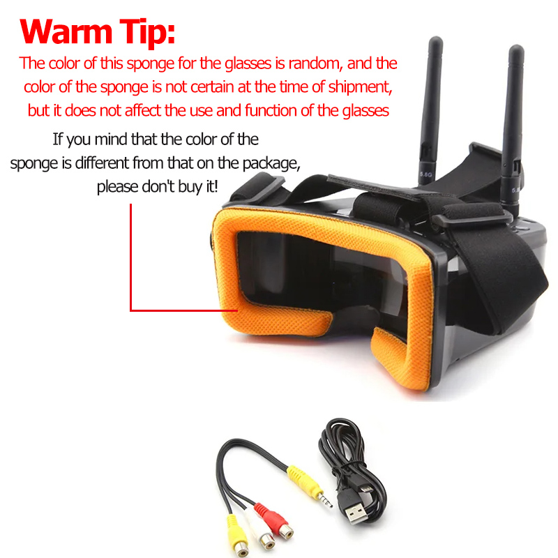 VR009 FPV Video Goggles 3Inch  - Fpv Antenna Receiver review and price